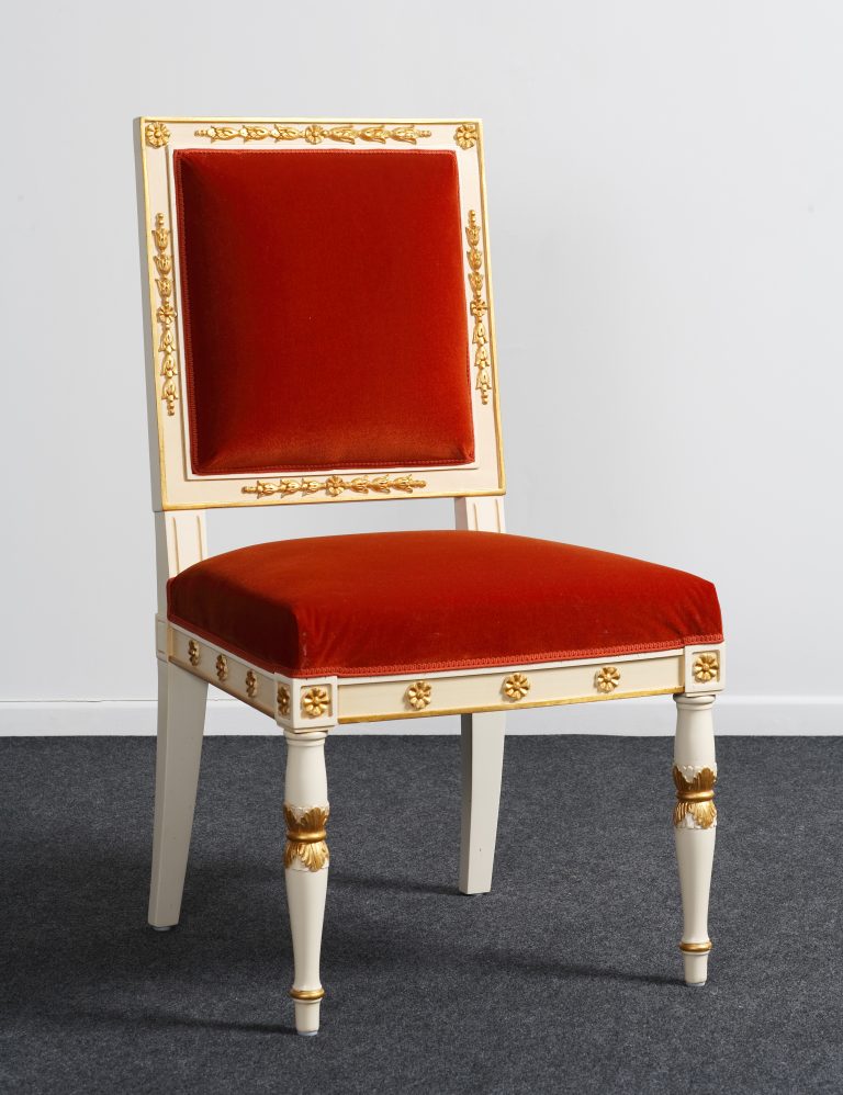 Chaise style Empire  Balzarotti  Créateur de Meubles et Sièges